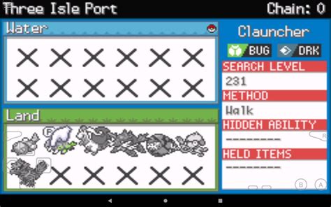 [Art]pokemon radical red shiny sevii clauncher dex nav after 231 .